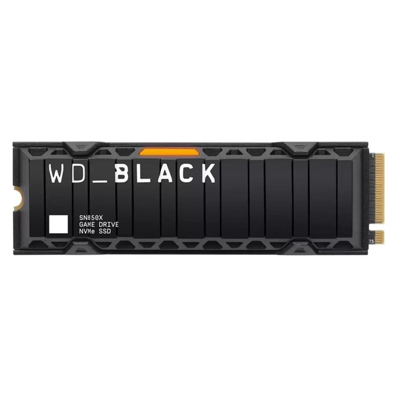 Western Digital SN850X SSD Black 2TB M 2 NVMe Heatsink