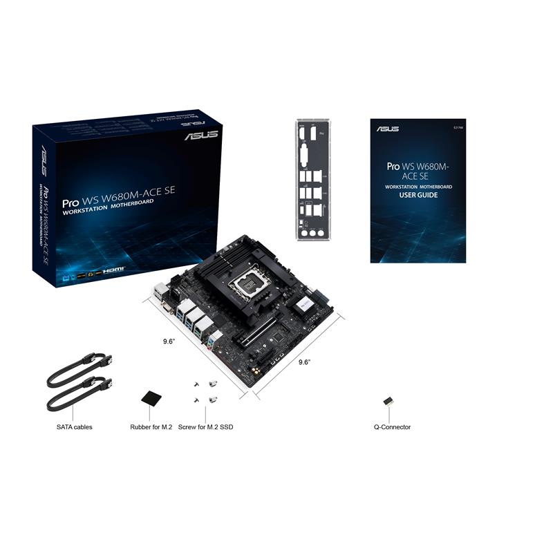 ASUS PRO WS W680M-ACE SE Intel W680 LGA 1700 micro ATX