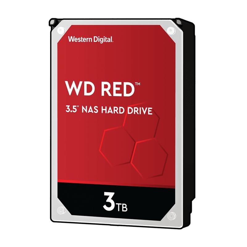 Western Digital RED NAS HDD 3TB 3 5 SATA3 64MB 5400 RPM 147 MiB s 4 1W SMR