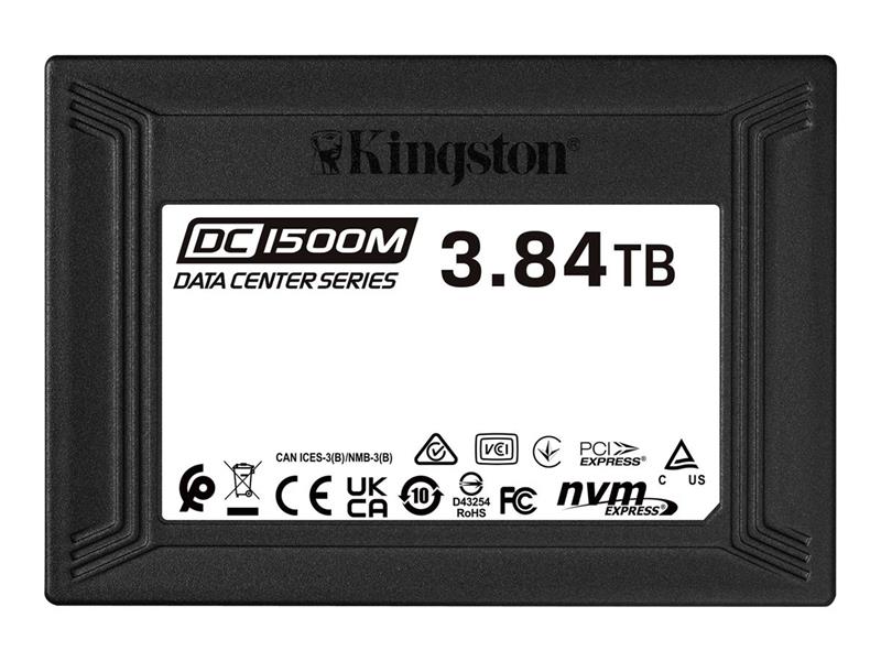 KINGSTON SSD 3840GB DC1500M U 2 NVMe