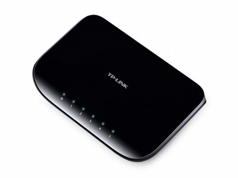 TP-LINK TL-SG1005D Unmanaged Gigabit Ethernet (10/100/1000) Zwart