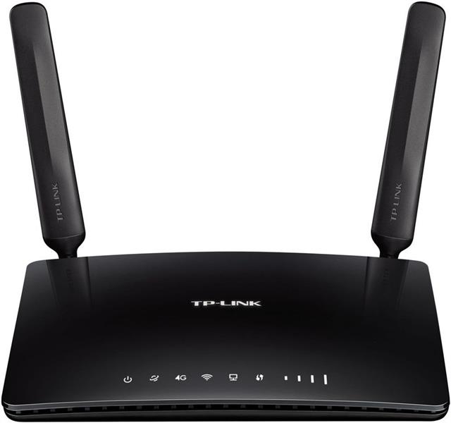 TP-LINK TL-MR6400 draadloze router Single-band (2.4 GHz) Fast Ethernet 3G 4G Zwart