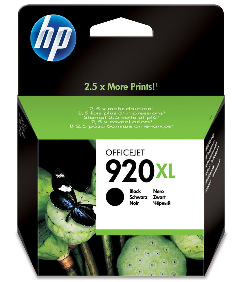 HP 920XL Origineel Zwart 1 stuk(s)