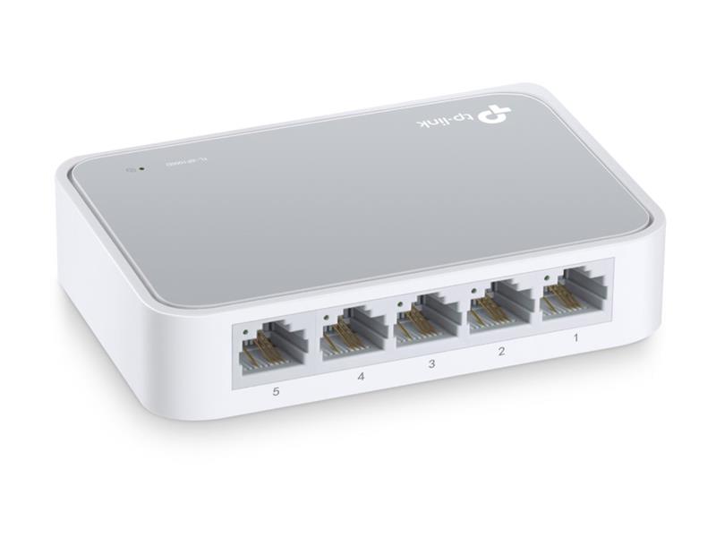 TP-LINK TL-SF1005D netwerk-switch Unmanaged Wit