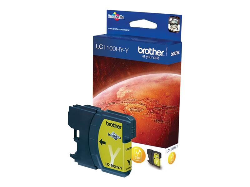 Brother LC-1100HYY Ink Cartridge Origineel Geel 1 stuk(s)