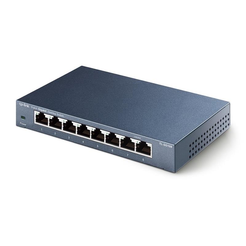 TP-LINK TL-SG108 netwerk-switch Unmanaged Zwart