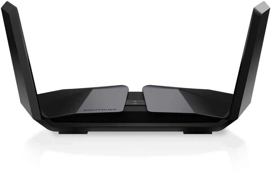 Netgear RAX200 draadloze router Tri-band (2.4 GHz / 5 GHz / 5 GHz) Gigabit Ethernet Zwart