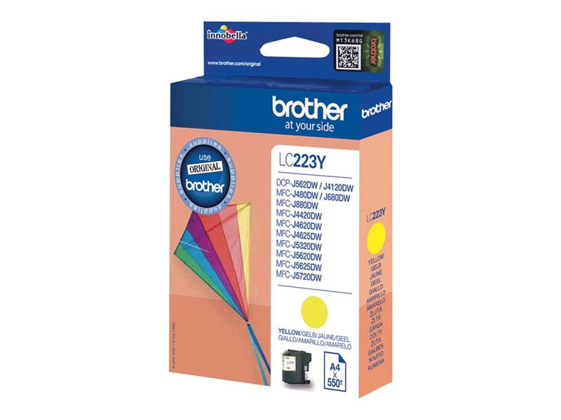 Brother LC-223Y inktcartridge Origineel Geel 1 stuk(s)