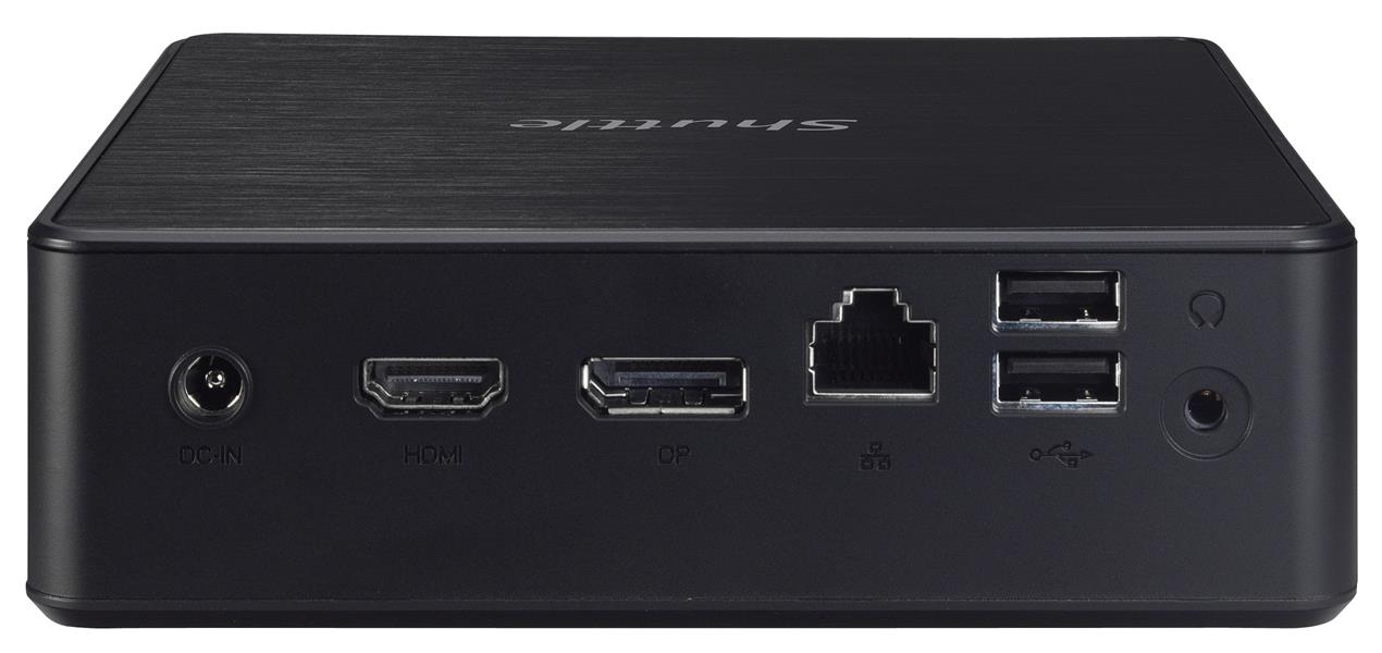 Shuttle XP? slim NC10U5 PC/workstation barebone i5-8265U 1,6 GHz Zwart Intel SoC FCBGA1528