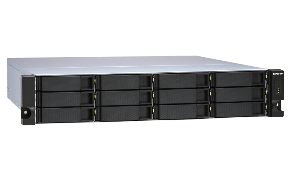 QNAP TL-R1200S-RP behuizing voor opslagstations HDD-/SSD-behuizing Zwart, Grijs 2.5/3.5""