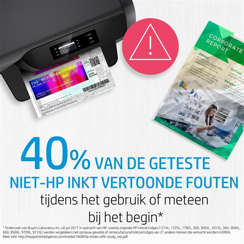 HP 305XL originele high-capacity drie-kleuren inktcartridge