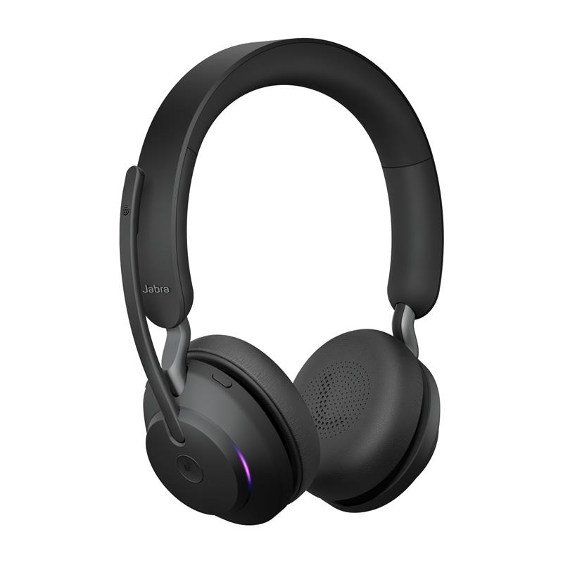 Jabra Evolve2 65, MS Stereo Headset Draadloos Hoofdband Kantoor/callcenter USB Type-A Bluetooth Zwart