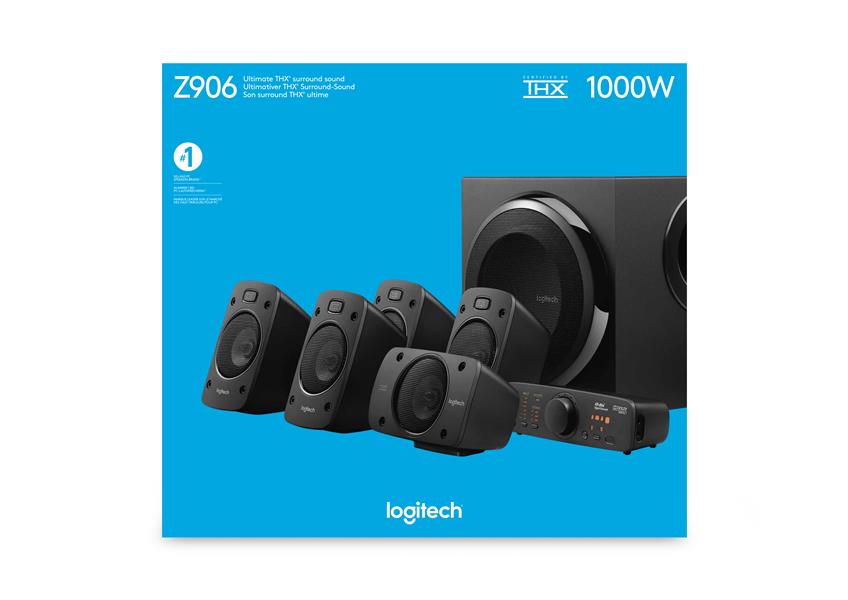 Logitech Z906 luidspreker set 5.1 kanalen 500 W Zwart