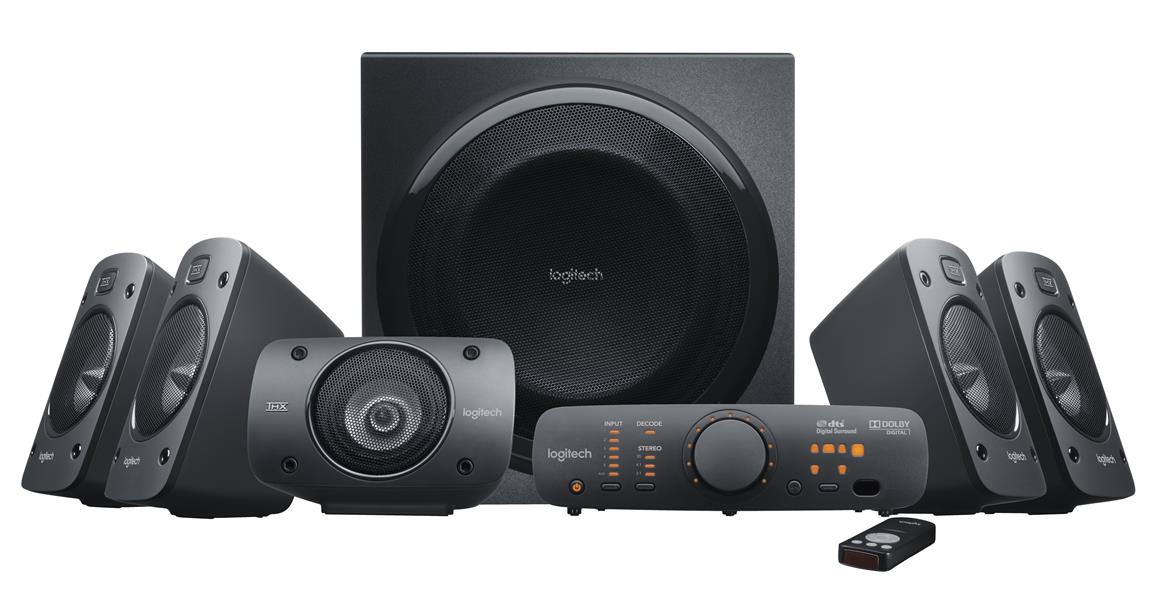 Logitech Z906 luidspreker set 5.1 kanalen 500 W Zwart