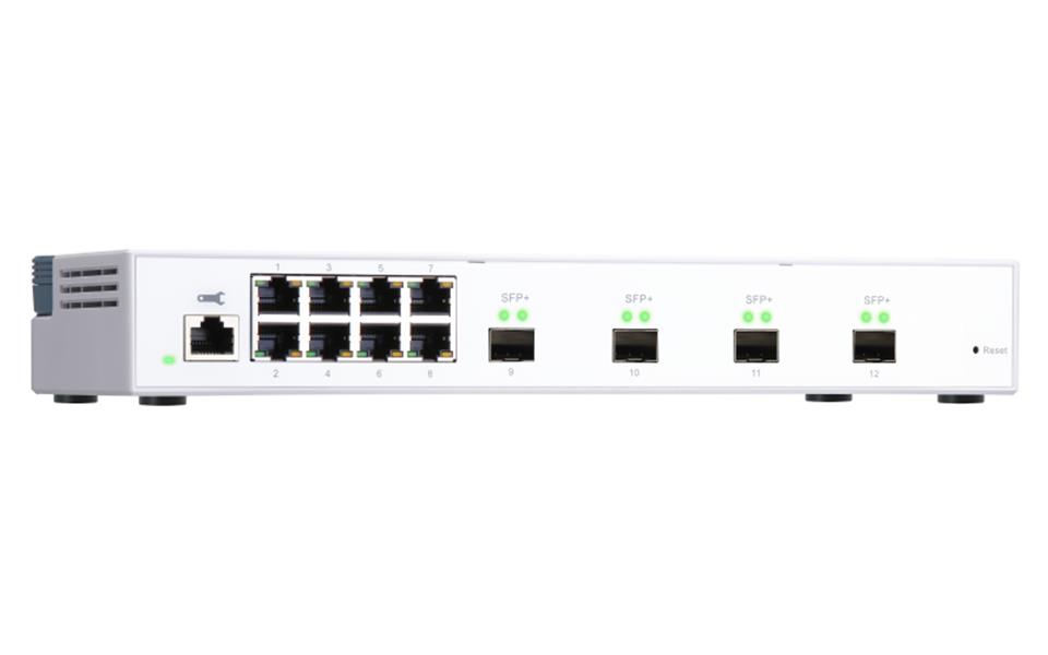 QNAP QSW-M408S netwerk-switch Managed L2 Gigabit Ethernet (10/100/1000) Wit