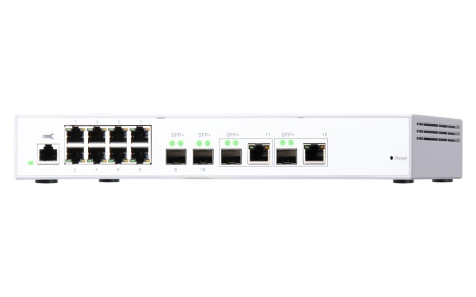 QNAP QSW-M408-2C netwerk-switch Managed L2 10G Ethernet (100/1000/10000) Wit