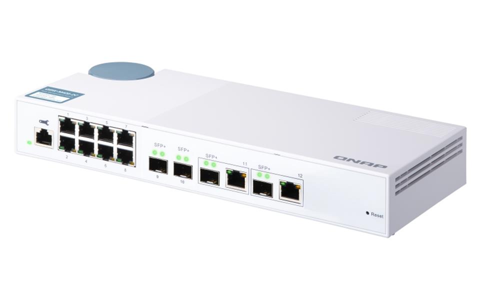 QNAP QSW-M408-2C netwerk-switch Managed L2 10G Ethernet (100/1000/10000) Wit