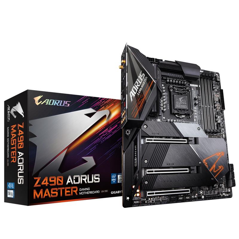 Gigabyte Z490 AORUS MASTER moederbord LGA 1200 ATX Intel Z490