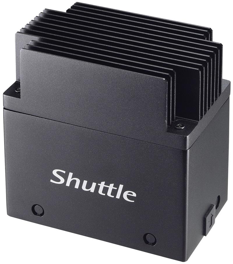 Shuttle EDGE EN01J3 J3355 Intel® Celeron® 4 GB LPDDR4-SDRAM 64 GB eMMC Mini PC Zwart