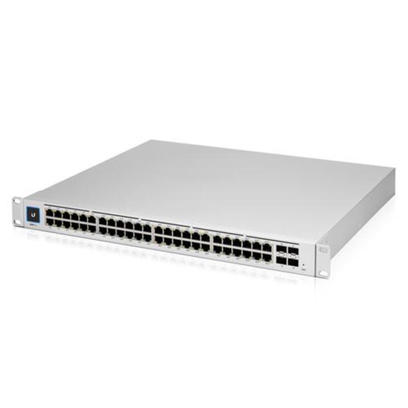 Ubiquiti Switch UniFi 48xRJ45 GBit/4xSFP+ Managed Gen2 19 Rack-Mountable, Fanless, 1,3 Touchscreen