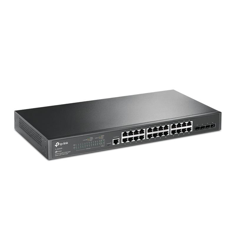 TP-Link TL-SG3428 netwerk-switch Managed L2/L3 Gigabit Ethernet (10/100/1000) 1U Zwart