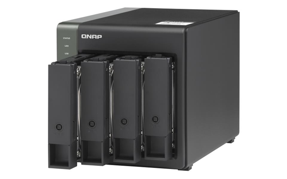 QNAP TS-431X3 NAS Tower Ethernet LAN Zwart Alpine AL-314