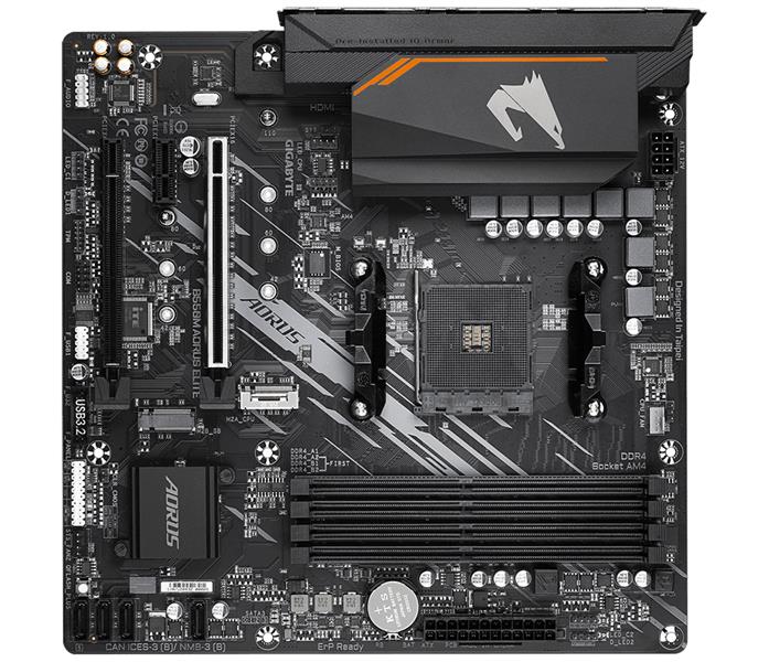 Gigabyte B550M AORUS ELITE Socket AM4 Micro ATX AMD B550