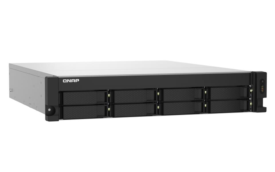 QNAP TS-832PXU-RP NAS Rack (2U) Ethernet LAN Zwart AL324