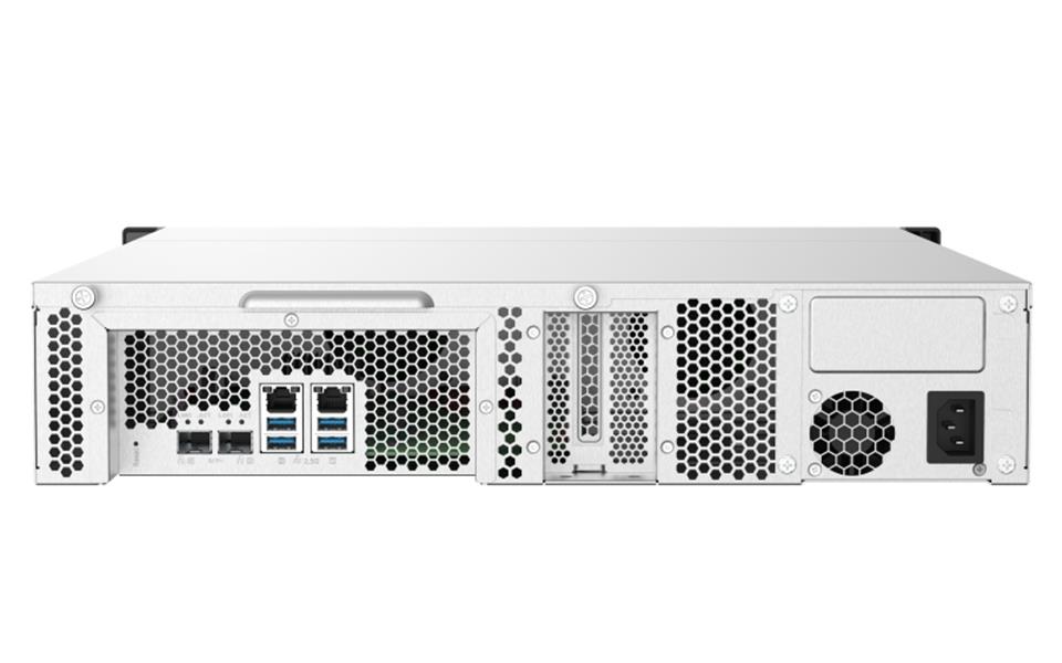 QNAP TS-832PXU NAS Rack (2U) Ethernet LAN Aluminium, Zwart AL324