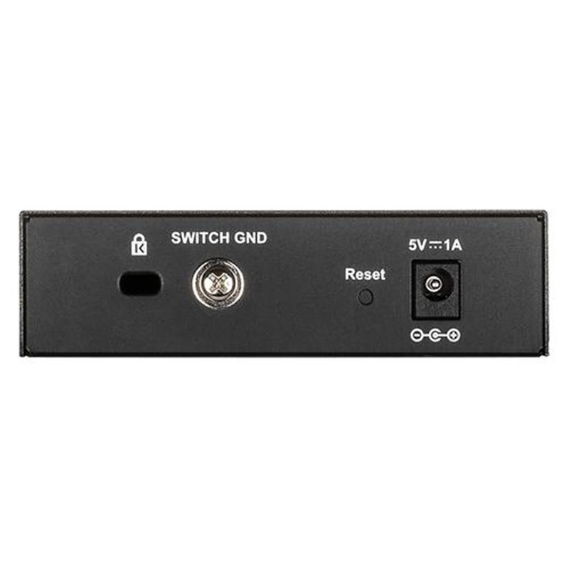 D-Link DGS-1100-05V2 netwerk-switch Managed Gigabit Ethernet (10/100/1000) Zwart