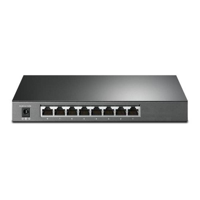 TP-Link TL-SG2008P netwerk-switch Managed L2/L2+ Gigabit Ethernet (10/100/1000) Power over Ethernet (PoE) Zwart