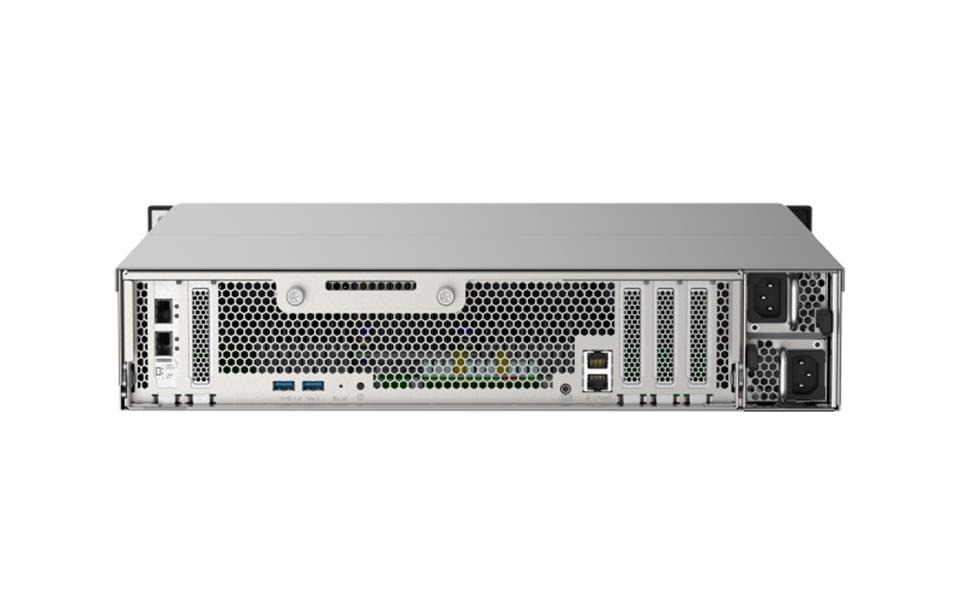 QNAP TS-h2490FU NAS Rack (2U) Ethernet LAN Zwart, Grijs 7232P