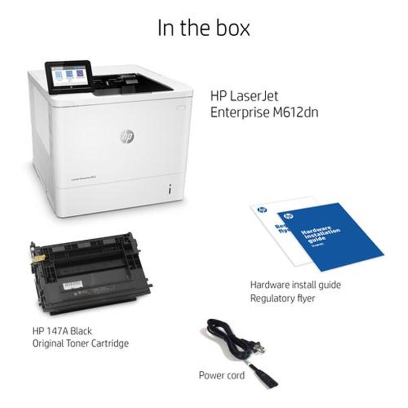 HP LaserJet Enterprise M612dn 1200 x 1200 DPI A4 Wi-Fi