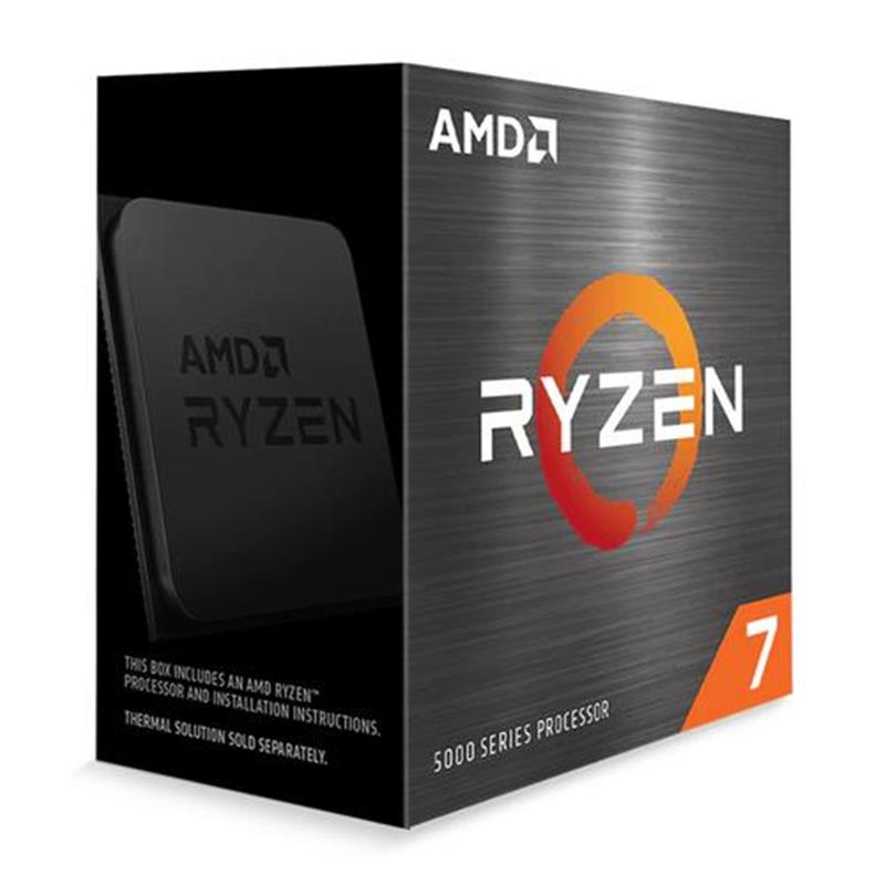 CPU AMD RYZEN 7  5800X / AM4 / WOF / BOX AMD Ryzen 7 5800X (8/16x 3,8 GHz) AM4 36MB 105W