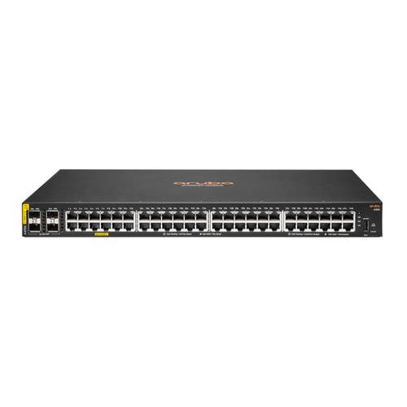 HPE Aruba Switch CX 6100 48G 4SFP+ 48xGBit/4xSFP+ PoE 370W JL675A