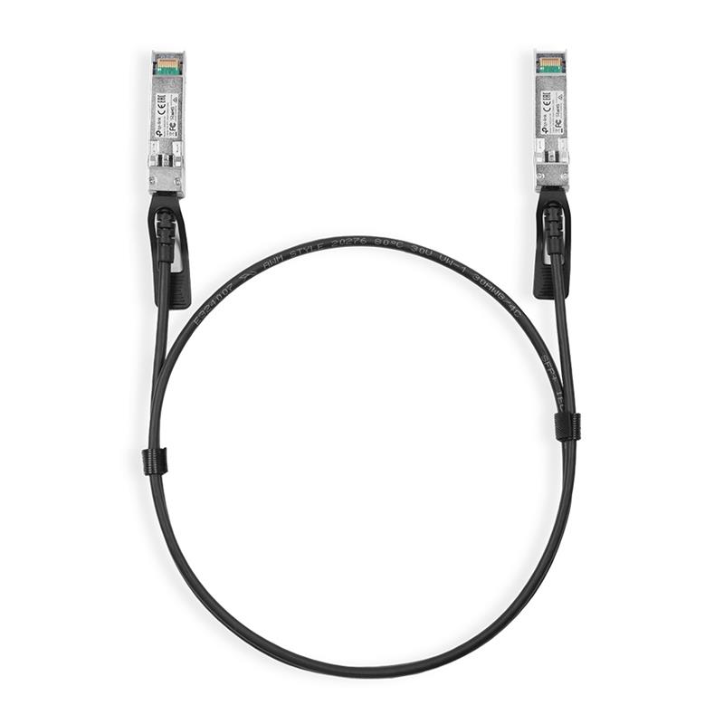 TP-Link TL-SM5220-1M Glasvezel kabel SFP+ DAC Zwart