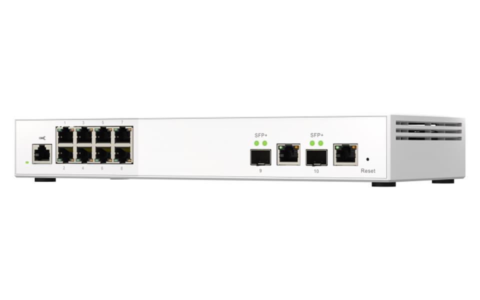 QNAP QSW-M2108R-2C netwerk-switch Managed L2 Gigabit Ethernet (10/100/1000) Power over Ethernet (PoE) Wit