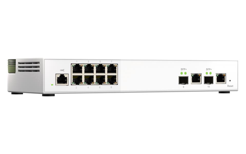 QNAP QSW-M2108R-2C netwerk-switch Managed L2 Gigabit Ethernet (10/100/1000) Power over Ethernet (PoE) Wit