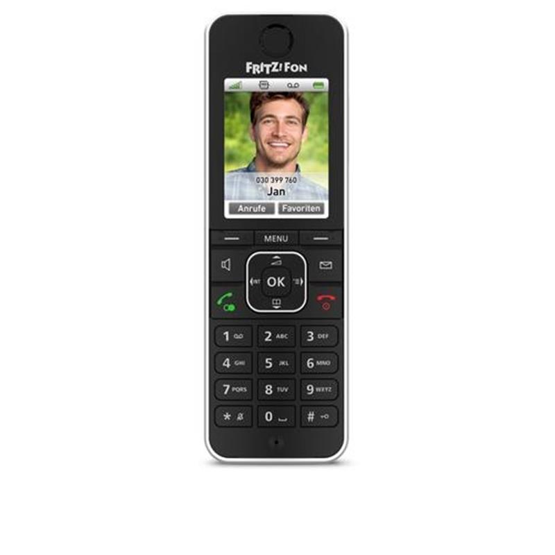 AVM 20002964 FRITZ!Fon C6 Black DECT-telefoon Nummerherkenning Zwart