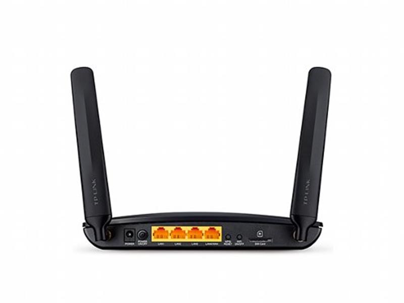 TP-LINK TL-MR6400 draadloze router Single-band (2.4 GHz) Fast Ethernet 3G 4G Zwart