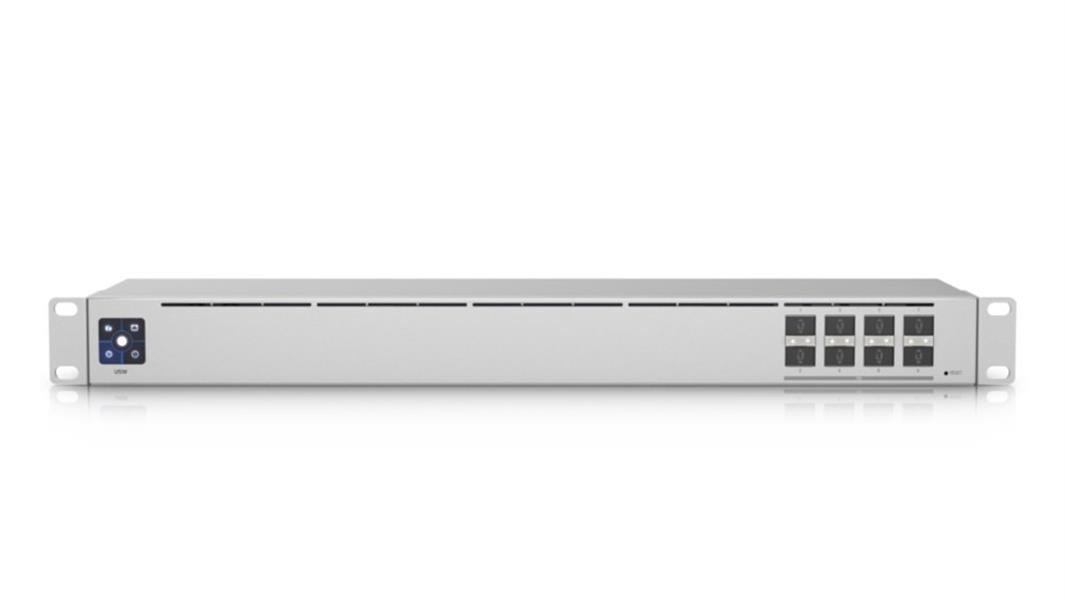 Ubiquiti Switch UniFi 8xSFP+ 10GBit Managed 19 Rack-Mountable, 1,3 Touchscreen