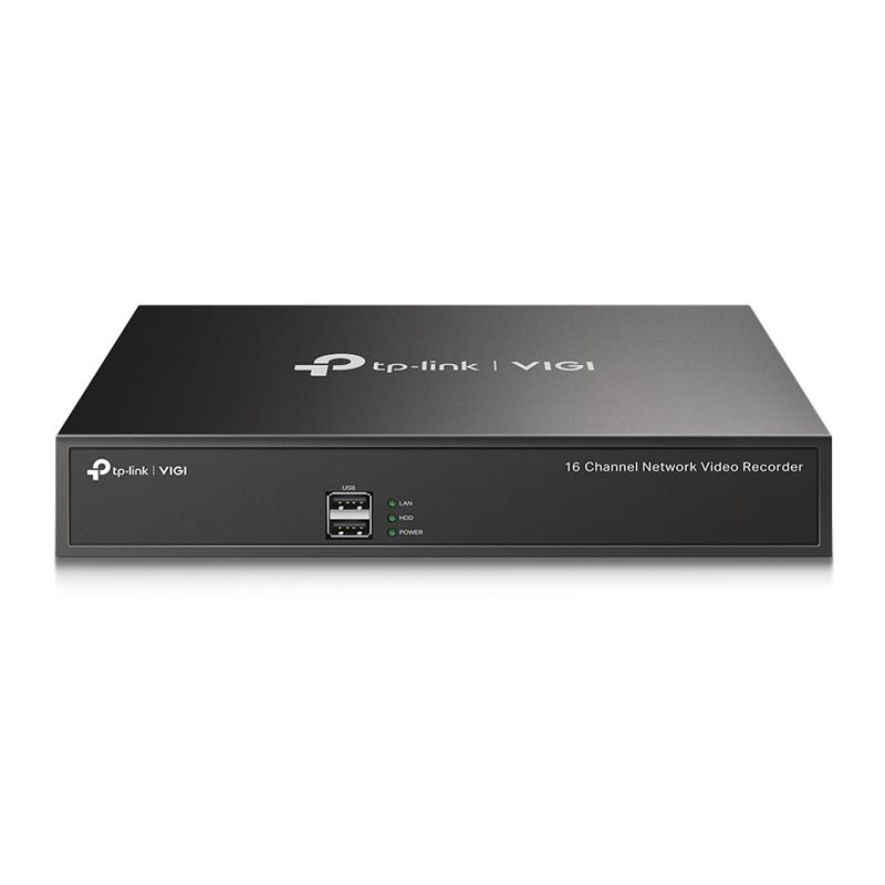 TP-Link VIGI NVR1016H Netwerk Video Recorder (NVR) Zwart