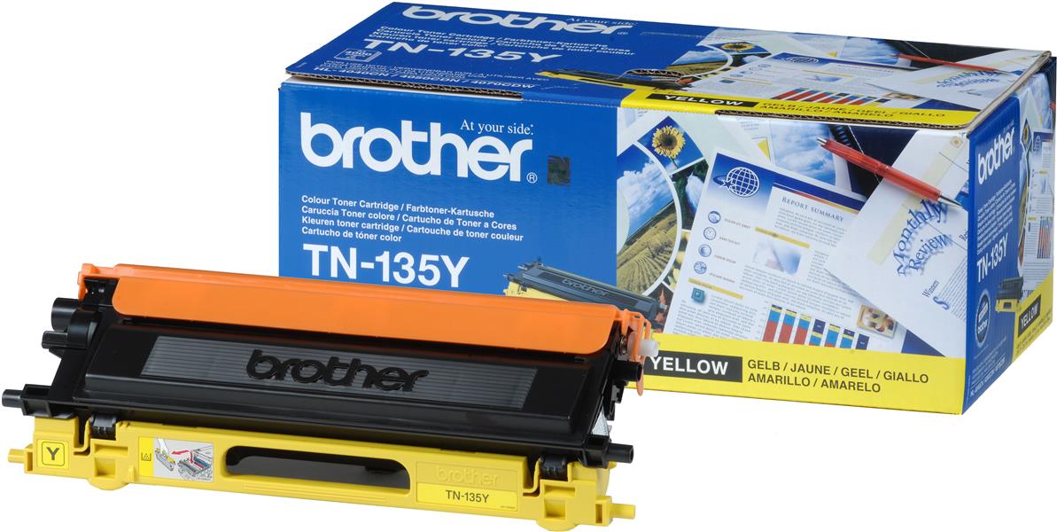 Brother TN135Y Origineel Geel 1 stuk(s)