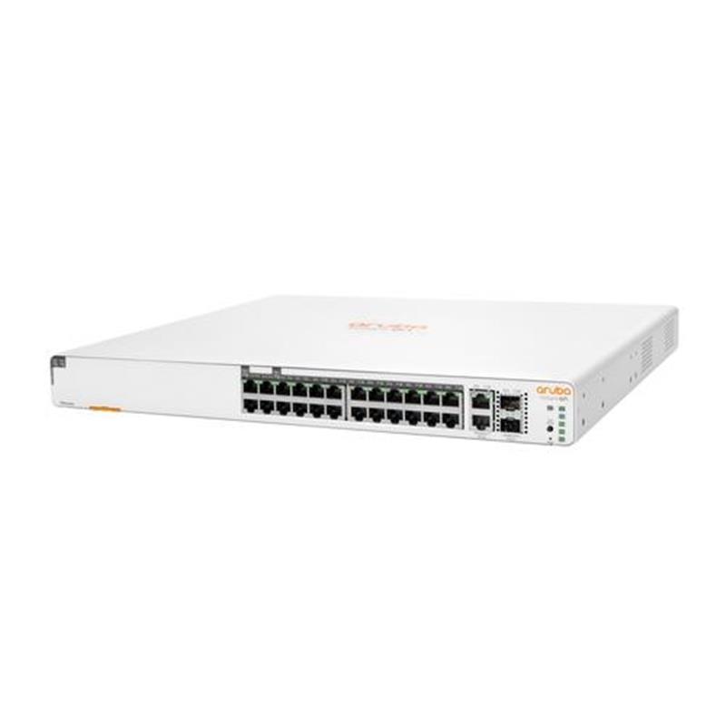 Hewlett Packard Enterprise Aruba Instant On 1960 24G 20p Class4 4p Class6 PoE 2XGT 2SFP 370W Managed L2 Gigabit Ethernet 10 100 1000 Power over Ethern