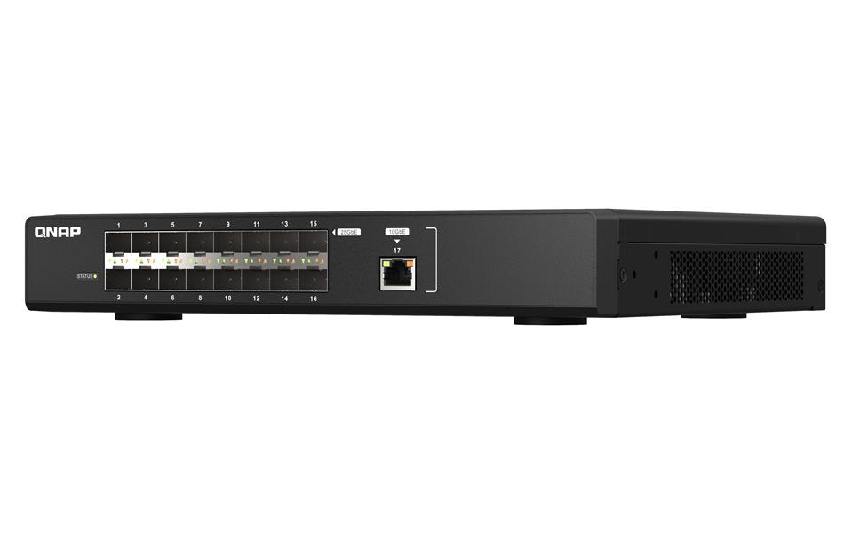 QNAP QSW-M5216-1T netwerk-switch Managed L2 10G Ethernet (100/1000/10000) Zwart