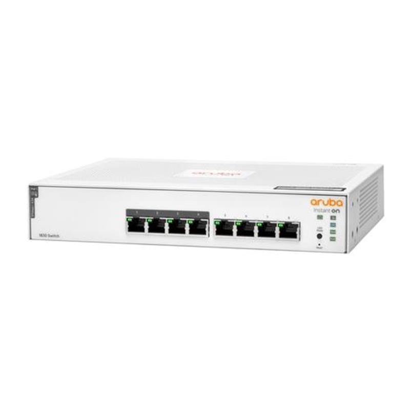 HPE Aruba Switch 1830 8G 8xGBit (4xPoE/65W) JL811A