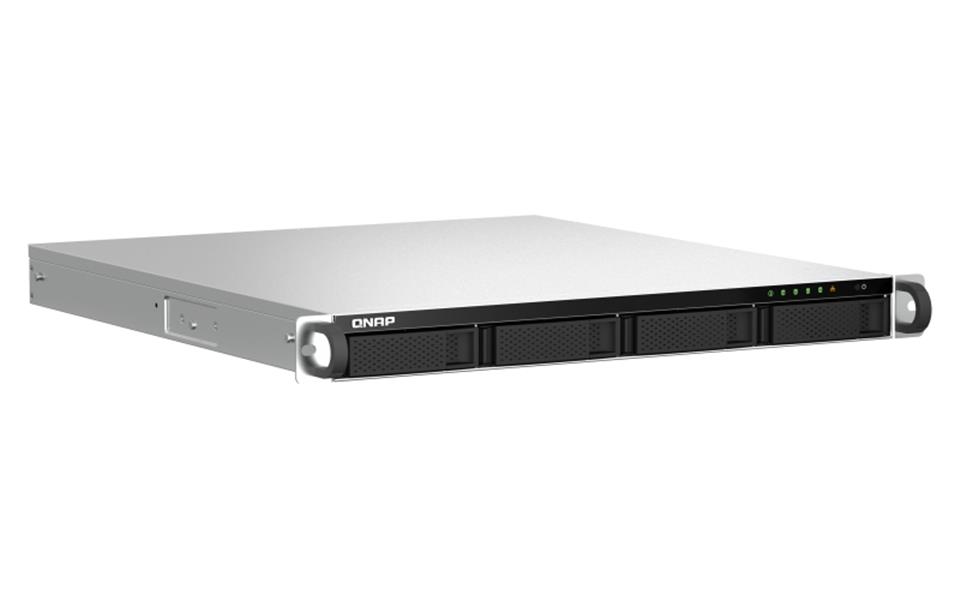 QNAP TS-464U-RP NAS Rack (1U) Ethernet LAN Zwart