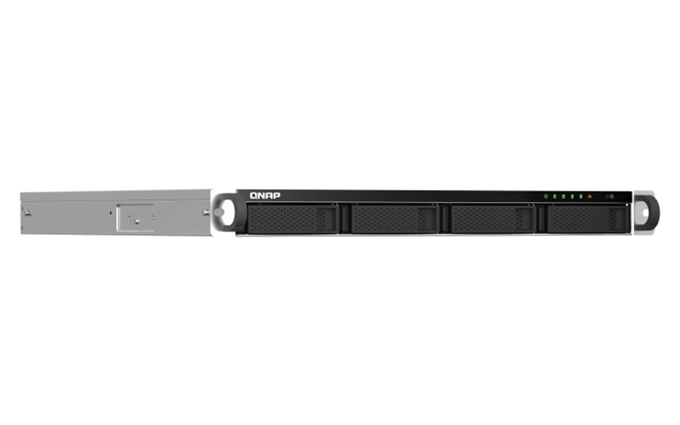 QNAP TS-464U-RP NAS Rack (1U) Ethernet LAN Zwart