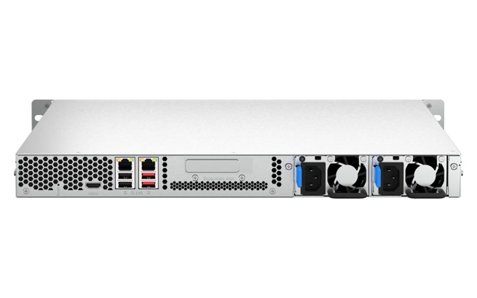 QNAP TS-464U-RP NAS Rack (1U) Ethernet LAN Zwart