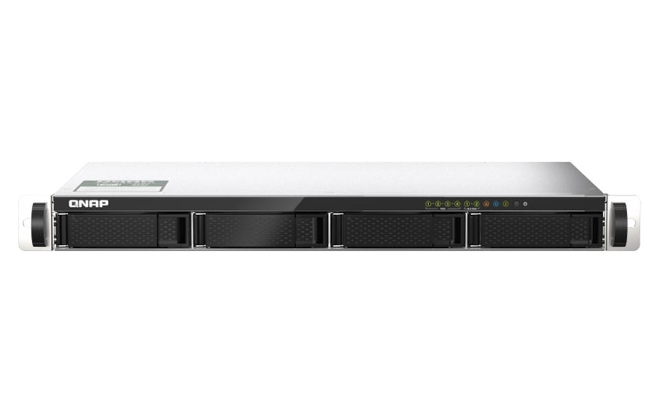 QNAP TS-435XEU NAS Rack (1U) Ethernet LAN Zwart, Grijs CN9131